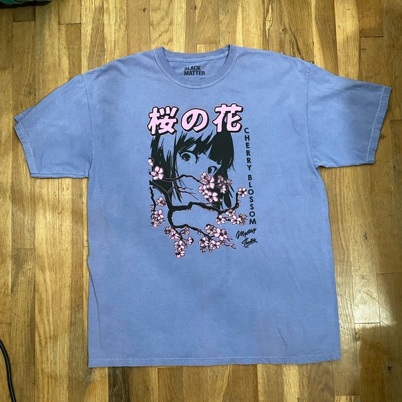 Japanese Oversized Tee Streetwear Black Matter size Large - Picture 5 of 5